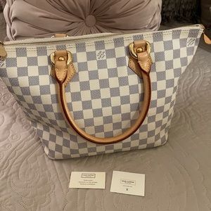 Authentic Louis Vuitton Saleya Damier Azur.